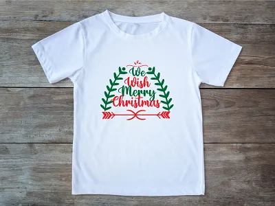 Christmas T-shirt Design black typography t shirt design branding christmas t shirt design design graphic design illustration illustrator t shirt design typography t shirt design