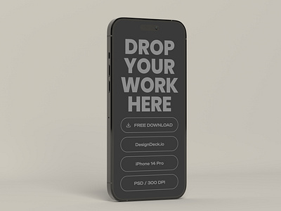 Free iPhone 14 Pro Mockup - B04 branding device laptop macbook macbook air macbook mockup mock up mockup mockup design mockups psd ui