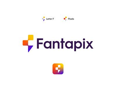 Fantapix logo design brand branding design graphic design logo