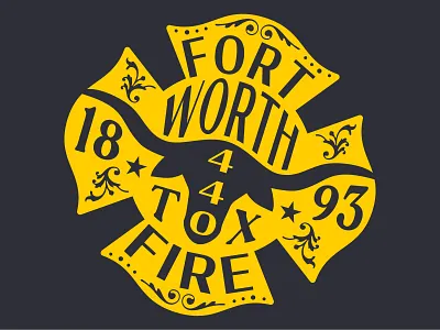 Western Maltese Concept brand and identity branding cowboy design firefighter logo logo design longhorn maltese yellow