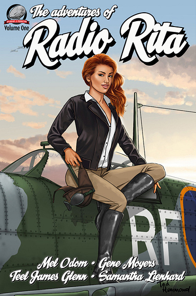 The Adventures of Radio Rita book cover art comic book design graphic novel illustration pinup