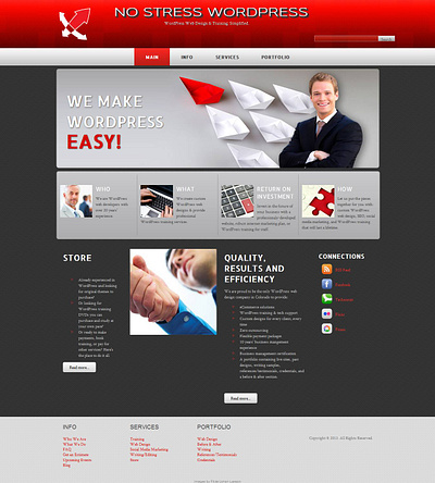 No Stress WordPress Website branding ecommerce website design website designer