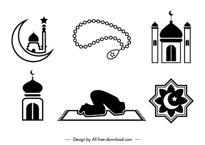 islami icon set branding graphic design logo motion graphics