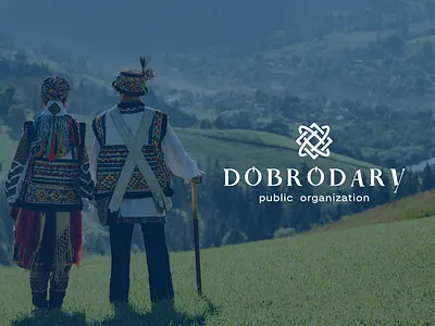Volunteer organization «Dobrodary» brand identity brandbook branding carpathians charity fund ethnic goddess lada graphic design logo logo design public organization tourism ukraine vector graphic volunteer organization
