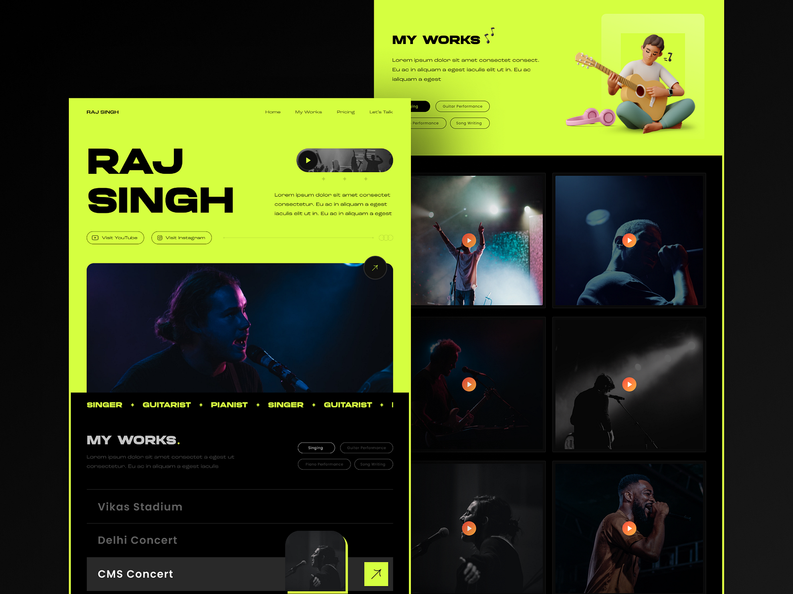 artist-portfolio-website-by-raj-singh-on-dribbble