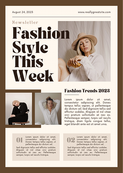 FASHION NEWSLETTER 3d branding graphic design logo ui