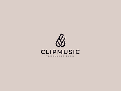 Clipmusic Logo branding graphic design logo