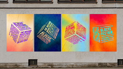 Blocks Festival animation brand design branding design festival graphic design identity logo posters visual language
