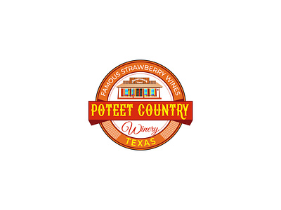 Poteet Country Winery 3d logo branding design icon illustration logo logodesign minimalist logo poteet country winery ui vector winery