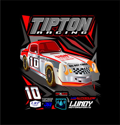 TIPTON RACING 3d logo branding design icon illustration logo logodesign minimalist logo racing tipton tipton racing ui vector