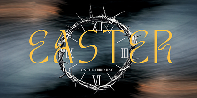 EASTER branding church series crown of thorns easter easter series graphic design series sermon series sunday sermon