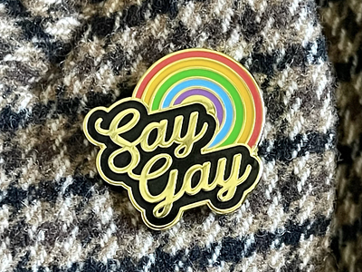 Say Gay Enamel Pin accessories enamel pin florida lapel pin lgbt lgbtq lgbtqa pin pride say gay south