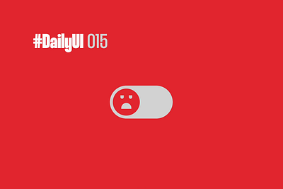 #DailyUI 015 - On/Off Switch animation app daily ui dailyui design figma gif happy motion motion design motion graphics on off on off switch onoff sad smiley switch toggle ui video