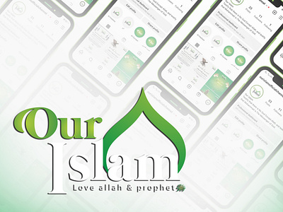 Our Islam Logo Gesign branding design graphic design illustrator logo our islam typography ui ux vector