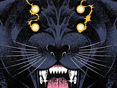 怨霊 adobe illustrator angry book cartoon cat character cover design graphic design illustration old panther retro skull texture vector vintage vinyl
