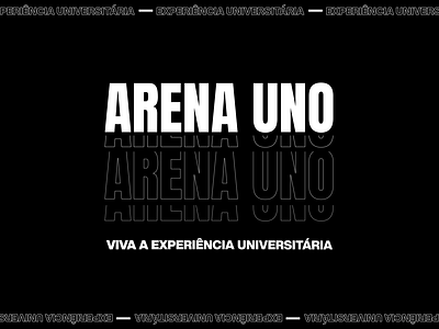 Typography | Arena Uno 2d animation branding design gif graphic design illustration logo motion design motion graphics text typography ui