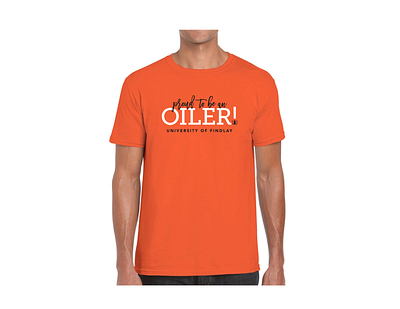 Proud to be an Oiler! T-Shirt Design design graphic design typography