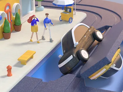 Uber Upgrade Exploration 3d animation c4d character cinema 4d design motion graphics octane uber ui