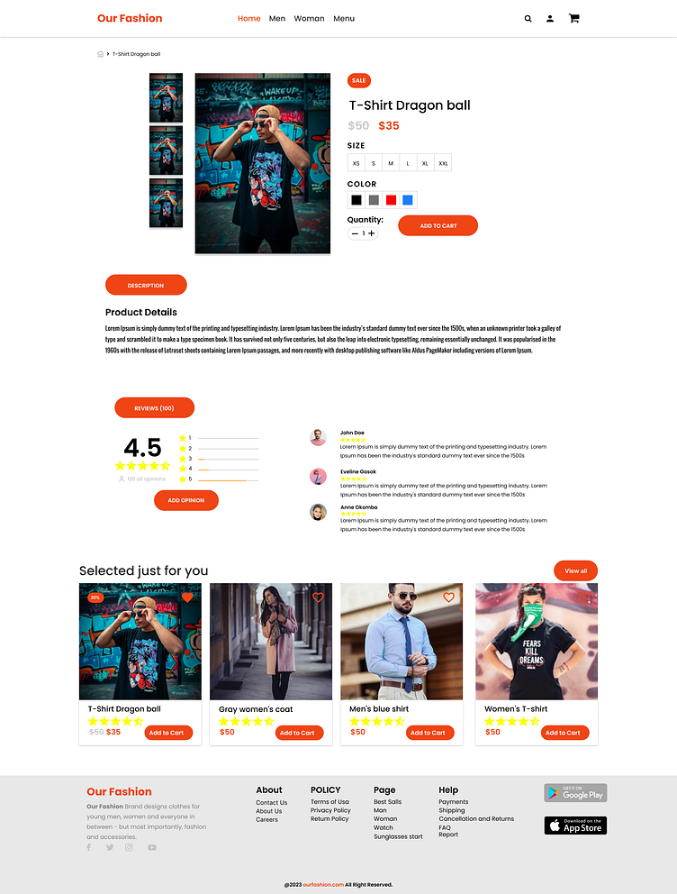 UI/UX Case Study Our Fashion by Mohamed Mahmoud on Dribbble