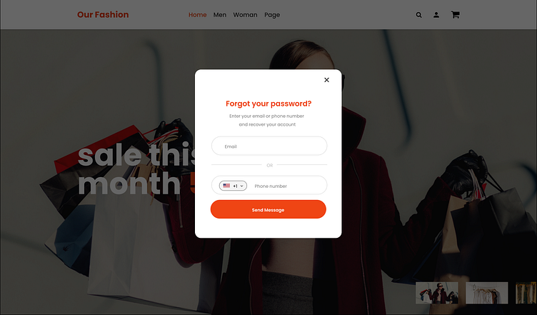 UI/UX Case Study Our Fashion by Mohamed Mahmoud on Dribbble