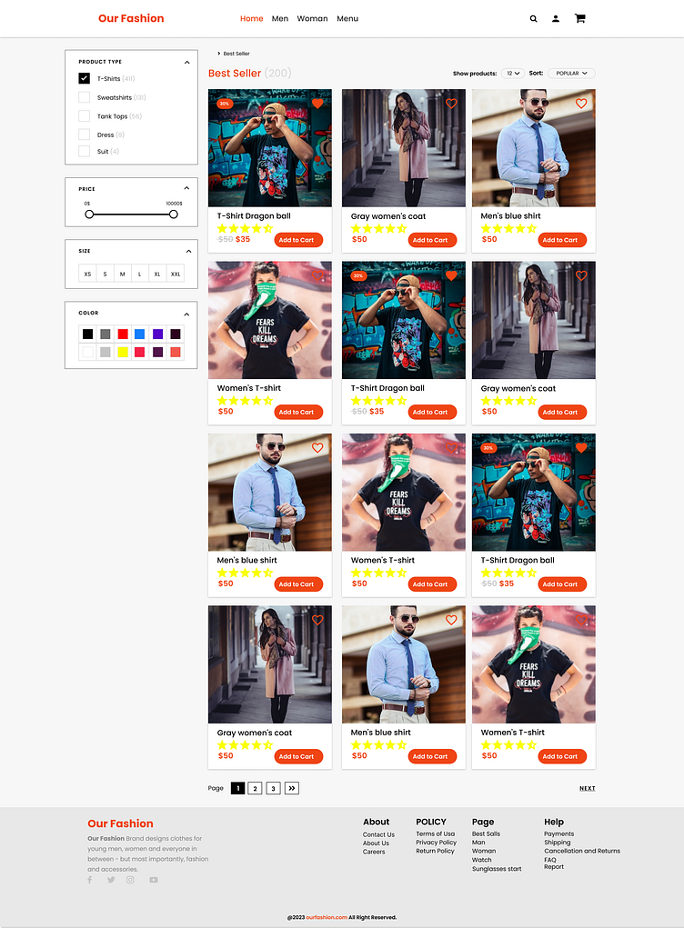 UI/UX Case Study Our Fashion by Mohamed Mahmoud on Dribbble