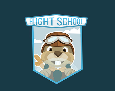 Logo Proposal For a Children’s PG Movie chipmunk film flight flying gopher groundhog logo movie movie logo pg screen play