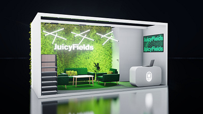 Booth Design for Juicy Fields exhibition stand design