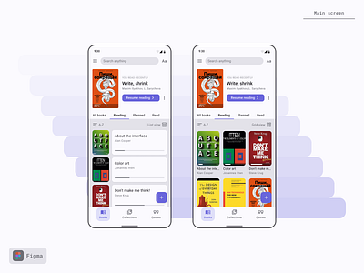 Litera — book reading mobile app app design figma mobile mobile app ui ux uxui