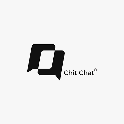 Chatting app logo branding design graphic design logo logo folio logodesign logotype