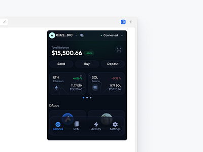 Cradle: Chrome extension UI + UX design chrome extension crypto crypto wallet design design studio gaming product design redesign ui user experience user interface user strategy ux web3 web3 design web3 design studio