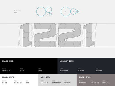 1221 Logo grid behance brand brand identity branding design golden ratio graphic design grid logo logogrid vector