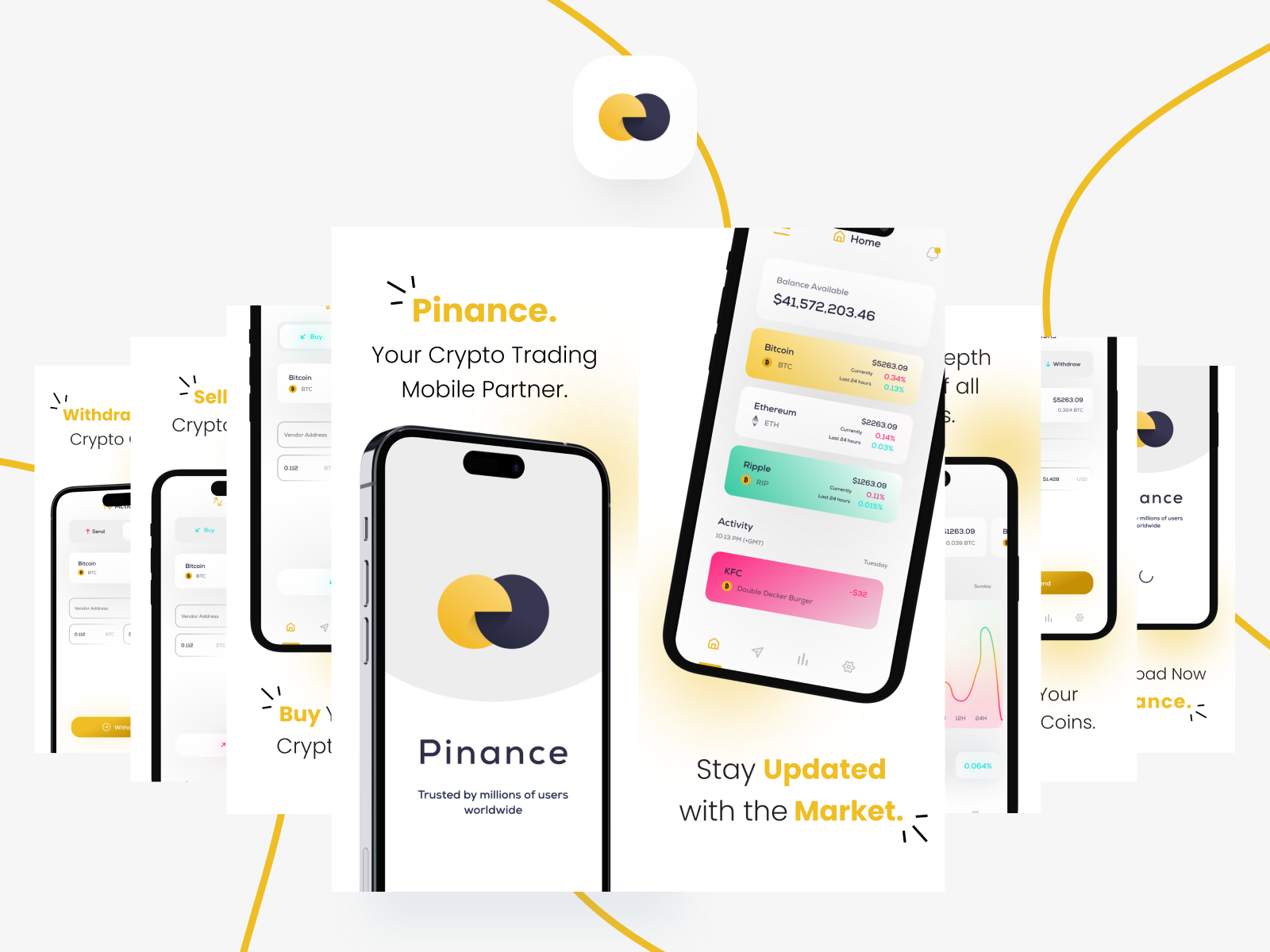 Example of Mobile App ✦ Store Screenshots ✦ Figma