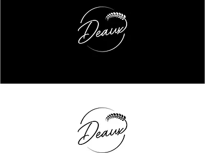 Deaux - Gourmet Donuts design logo typography