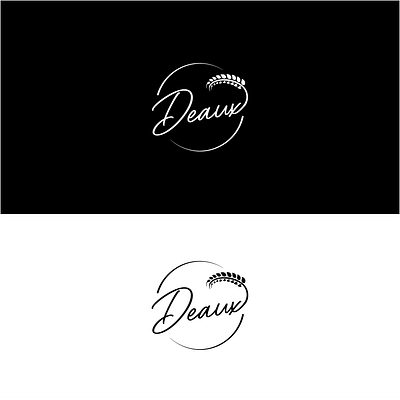 Deaux - Gourmet Donuts design logo typography