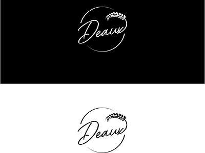 Deaux - Gourmet Donuts design logo typography