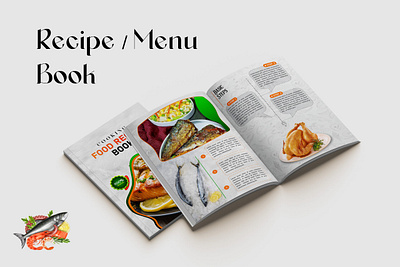 Recipe Book Layout. book design food graphic design layout mockup print design writing