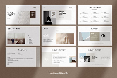 Project Proposal Google Slides #2 app branding design graphic design illustration illustrator logo ui ux vector