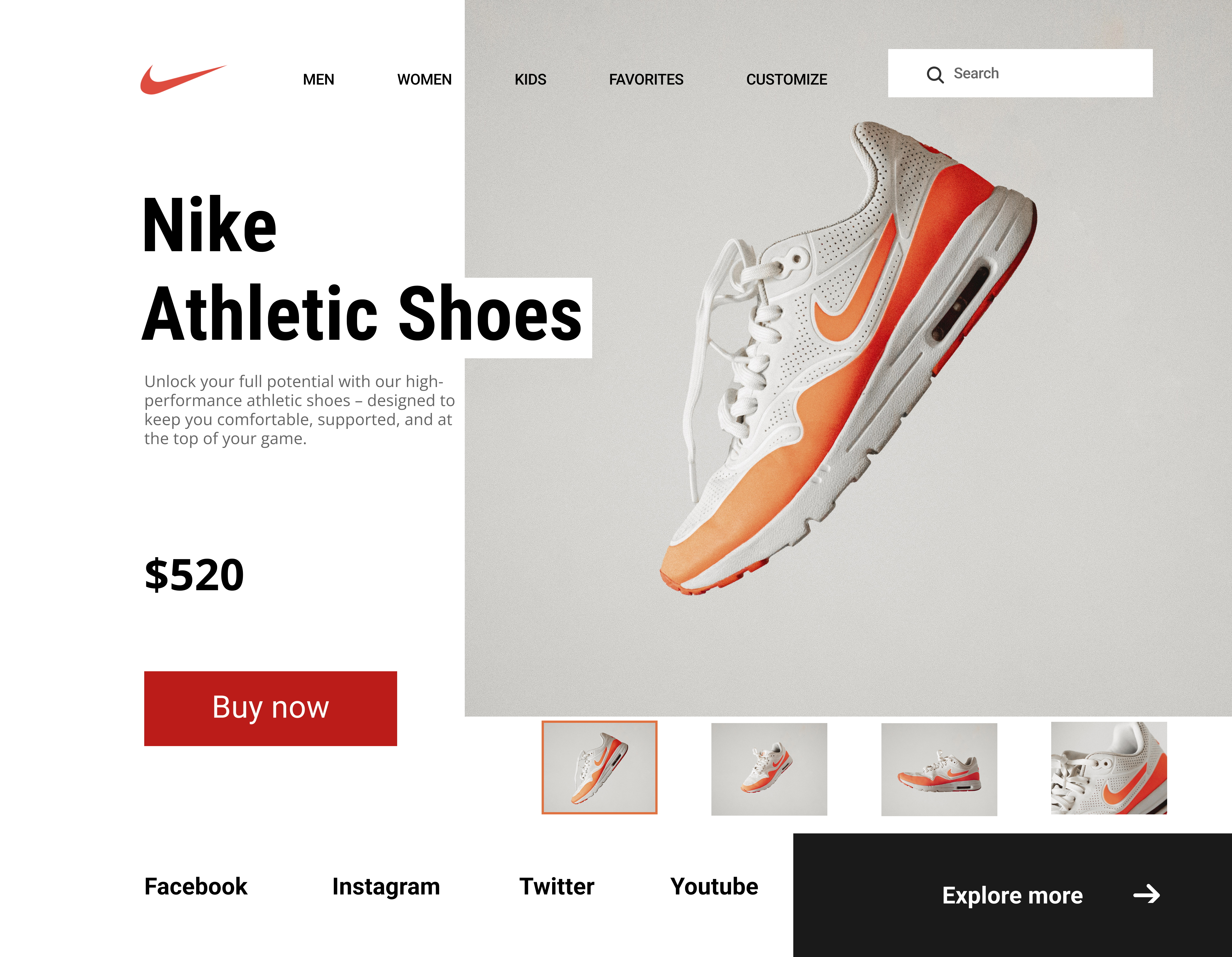 Nike website sale