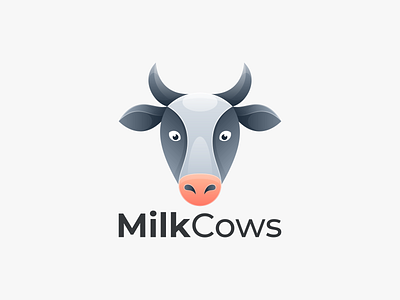 Milk Cows app branding cows coloring design graphic design icon illustration logo milk cows logo ui ux vector