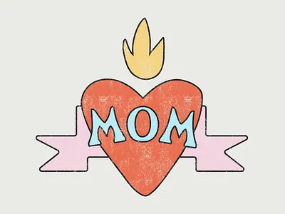 Mom Vintage branding design logo packaging vintage