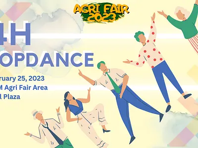 4H Popdance Contest Poster animation branding design graphic design illustration logo motion graphics ui ux vector