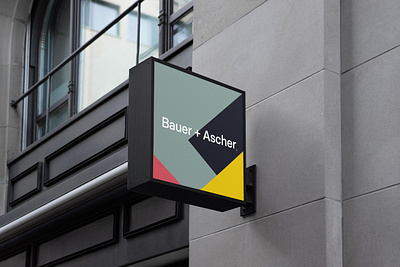 Bauer + Ascher brand branding identity logo sign signa type vector visual visualidentity