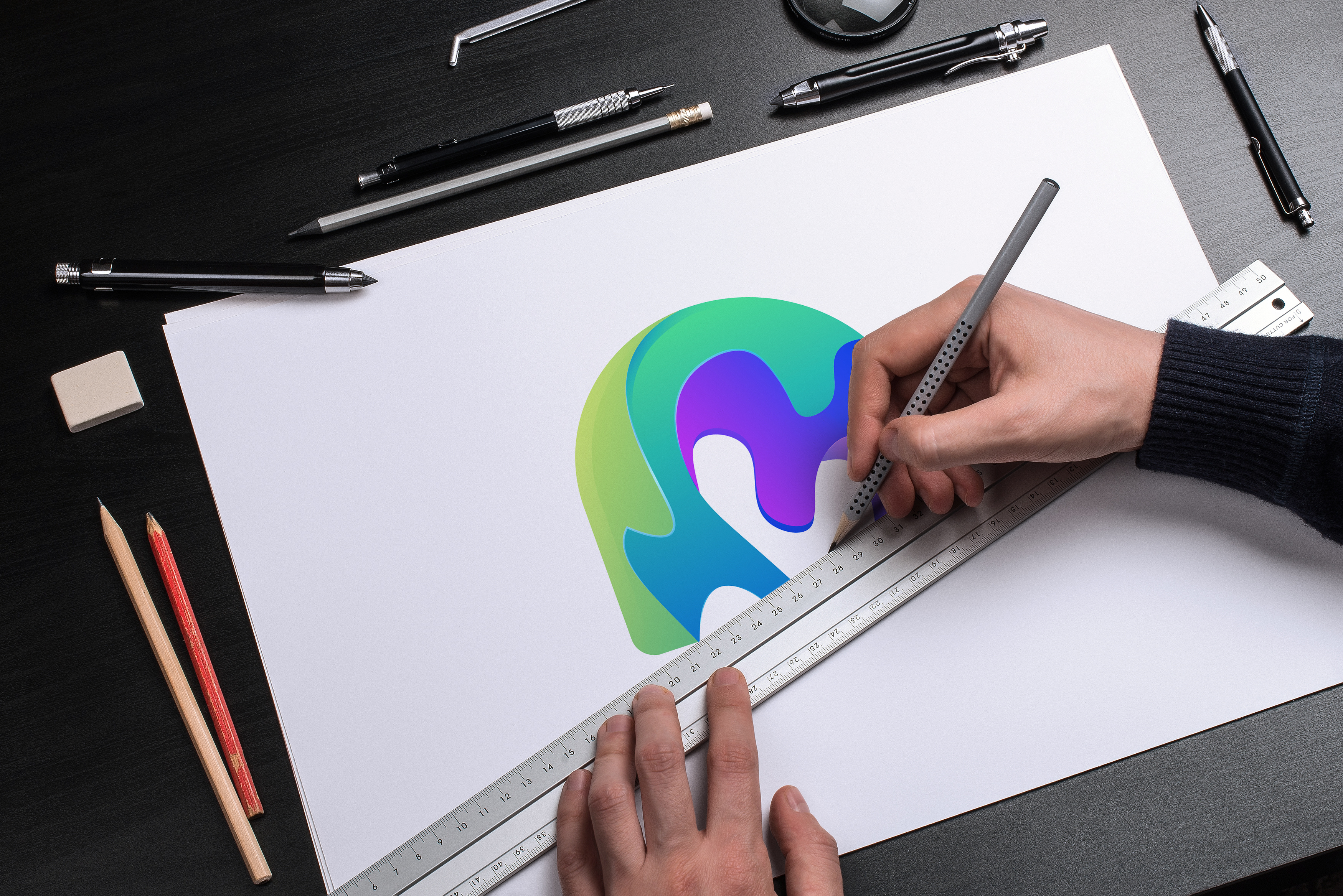Grid Logo Design 3d abstract logo awesome logo branding business logo colorful logo design design esportslogo gradient logo design graphic design illustration logo logo design logo design branding monogram logo