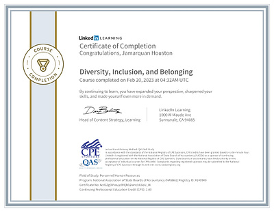 Diversity and Inclusion Certifications