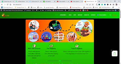 Eshud- Indian Grocery Store branding design digital marketing eshud seo wordpress wordpress developer