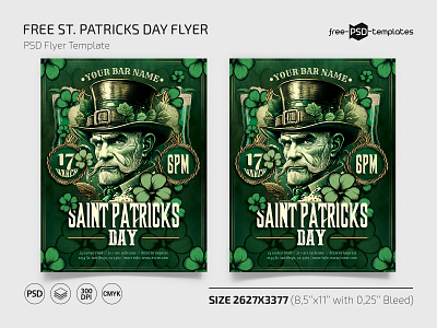 Free printable St. Patrick's Day poster templates