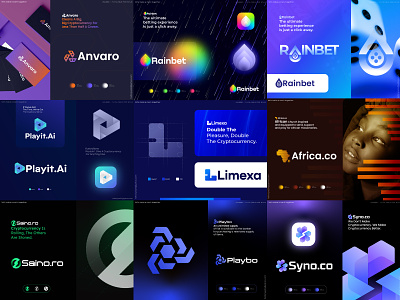 some recent logo design work abstarct logo brand design branding coin colorful logo creative logo crypto logo defi ecommerce logo design logo designer logodesign logofolio mark metaverse modern logo saas top logos unused lgoo web3 lgoo