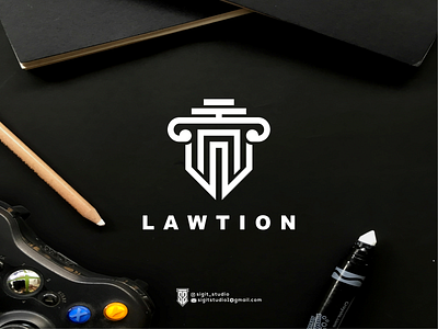 LAWTION monogram logo concept app logo beauty logo brand branding design graphic design icon illustration lettering logo logo design logo ideas logo inspiration logos logotype lucury logo monogram typography united states vector