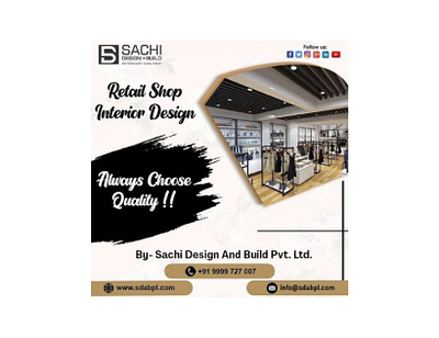 Brand Shop Design and Build in Delhi NCR - Sachi Design And Btd