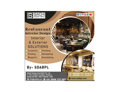 Restaurant Construction Company in Delhi - SDABPL, India